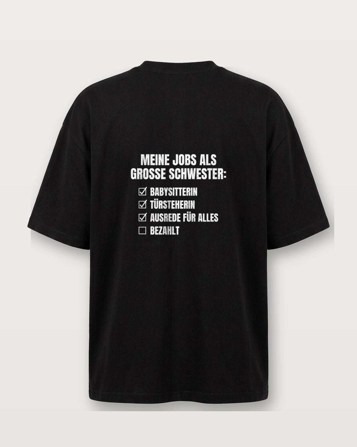 Meine Jobs als große Schwester - Schwarz