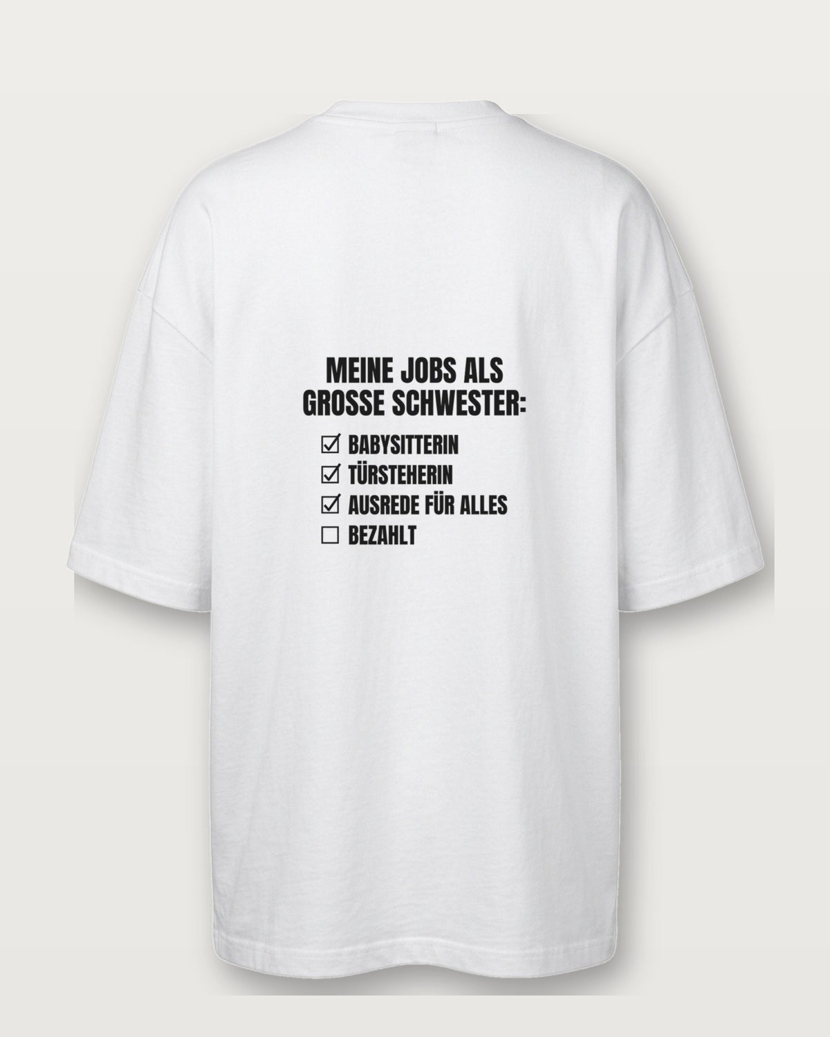 Meine Jobs als große Schwester - Weiß