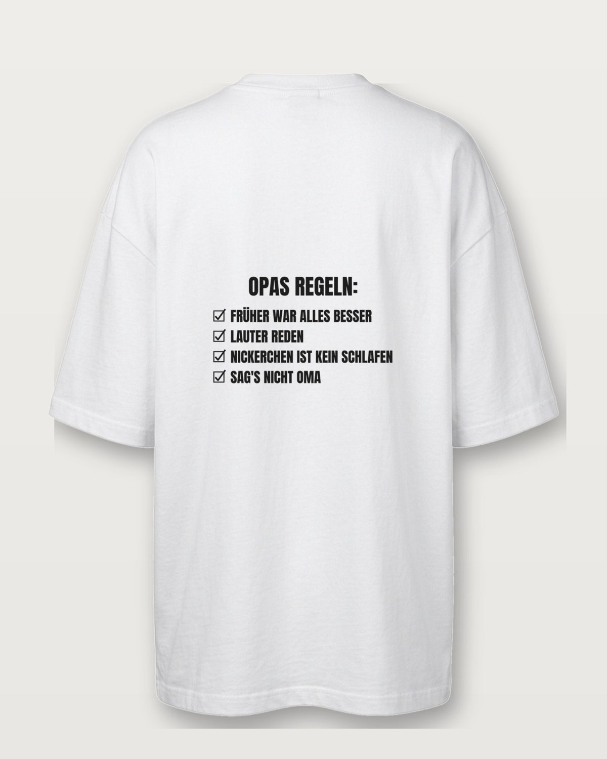 Opas Regeln - Weiß