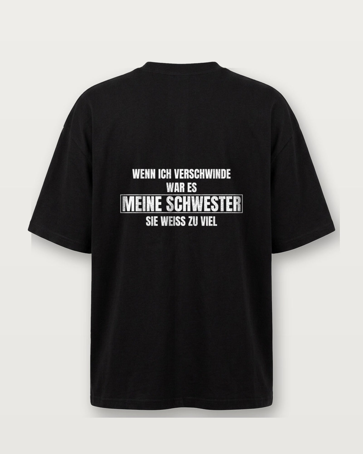 Wenn ich verschwinde, war es meine Schwester - Schwarz
