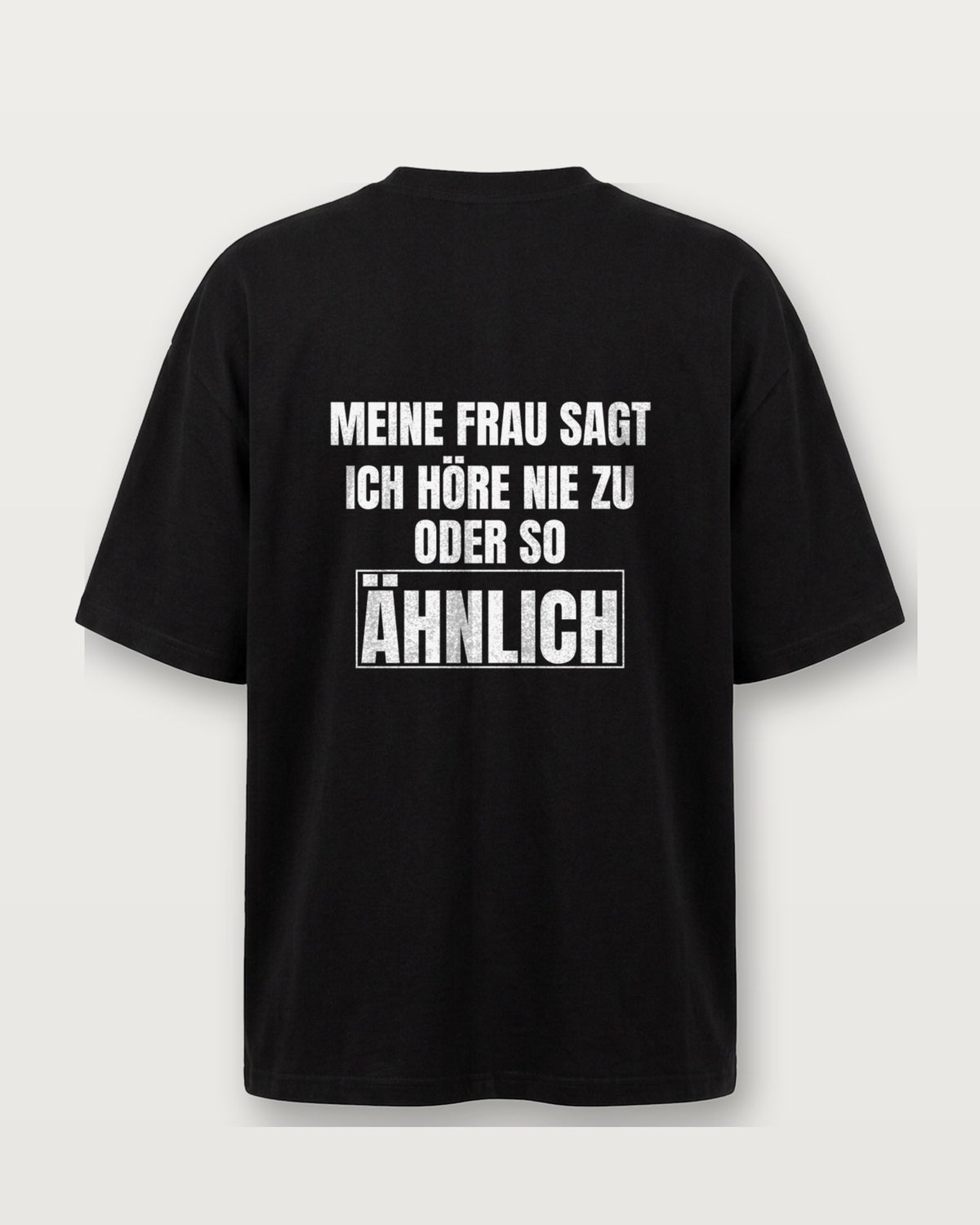Meine Frau sagt, ich höre nie zu. Oder so ähnlich - Schwarz