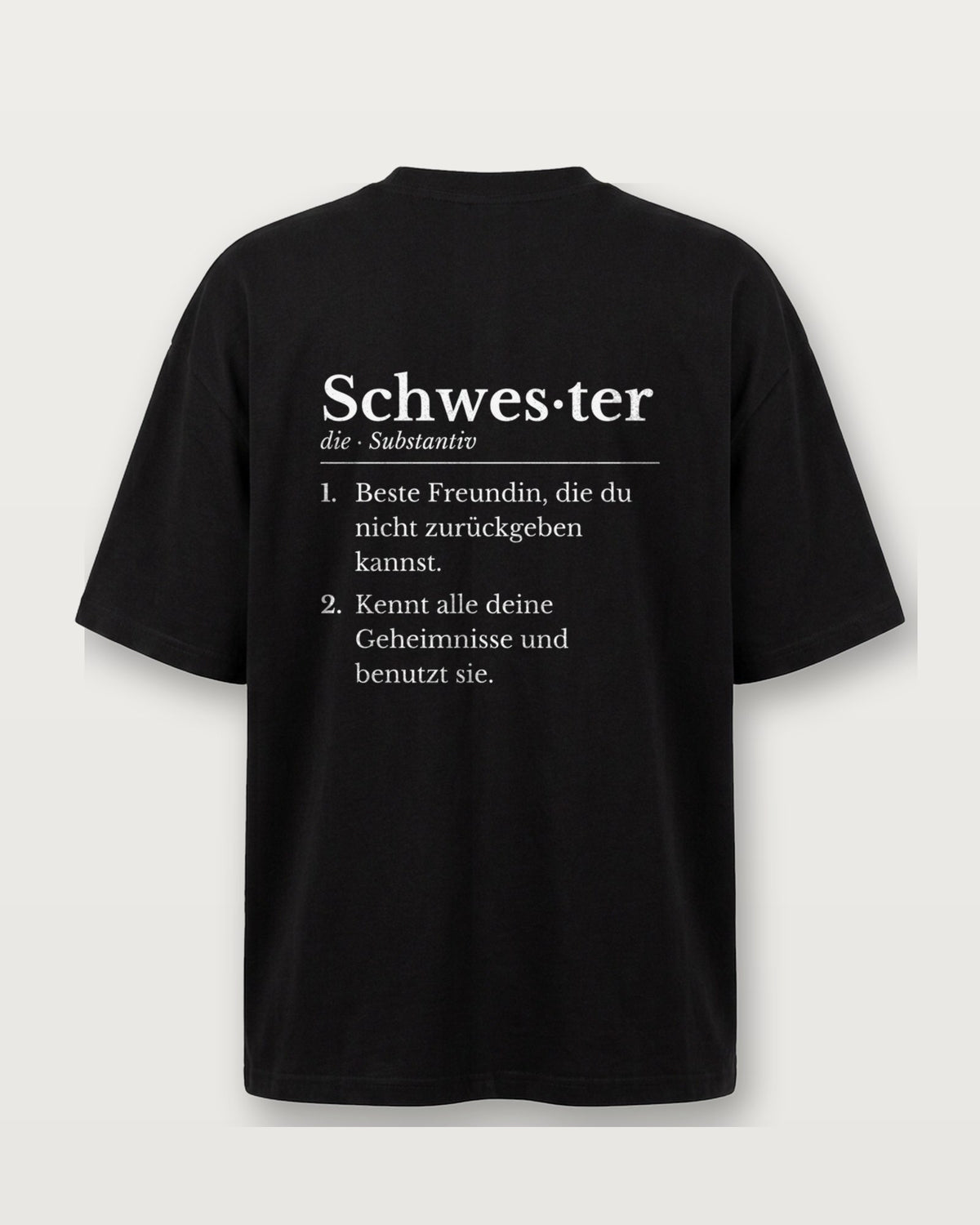 Schwester: Definition - Schwarz
