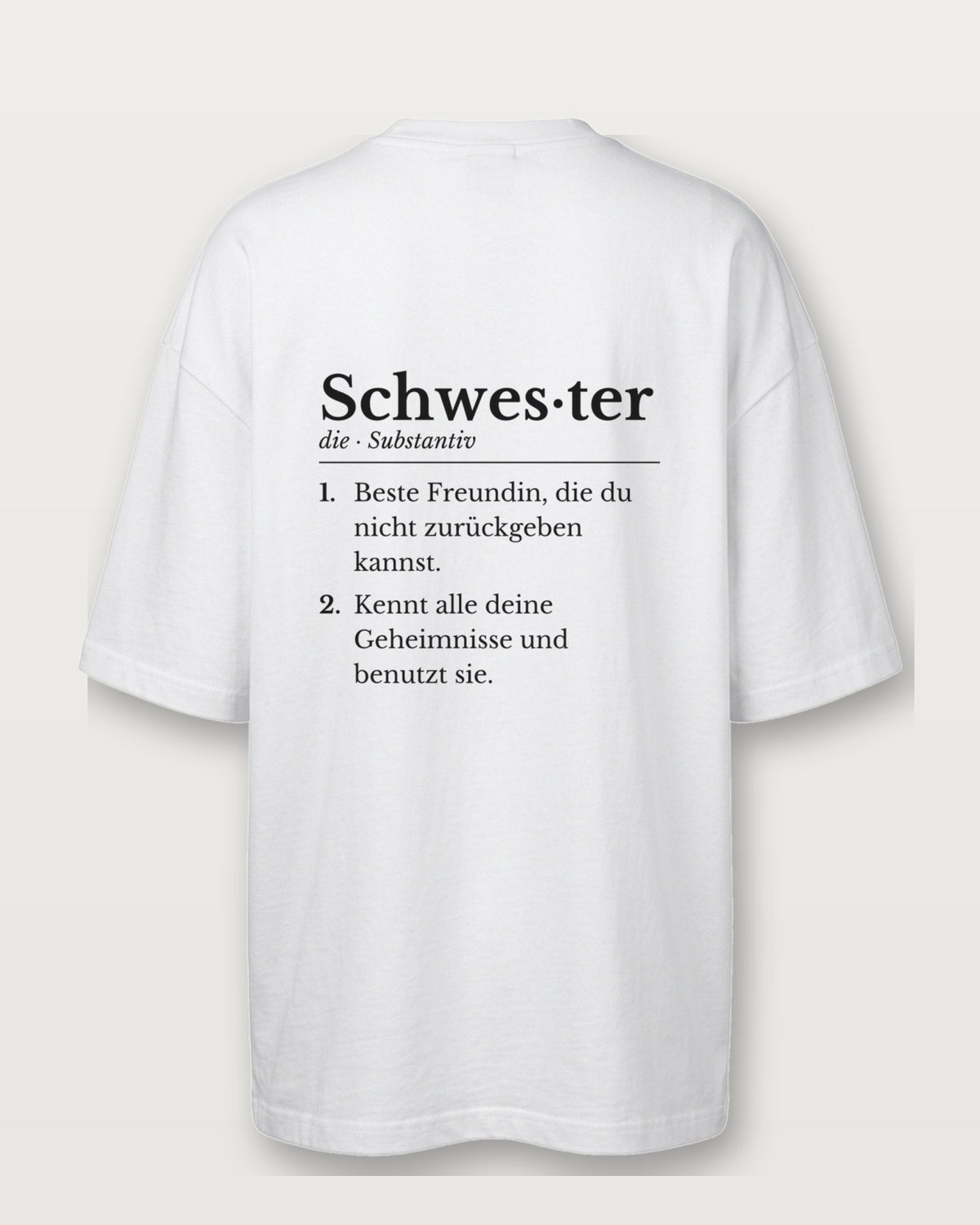 Schwester: Definition - Weiß