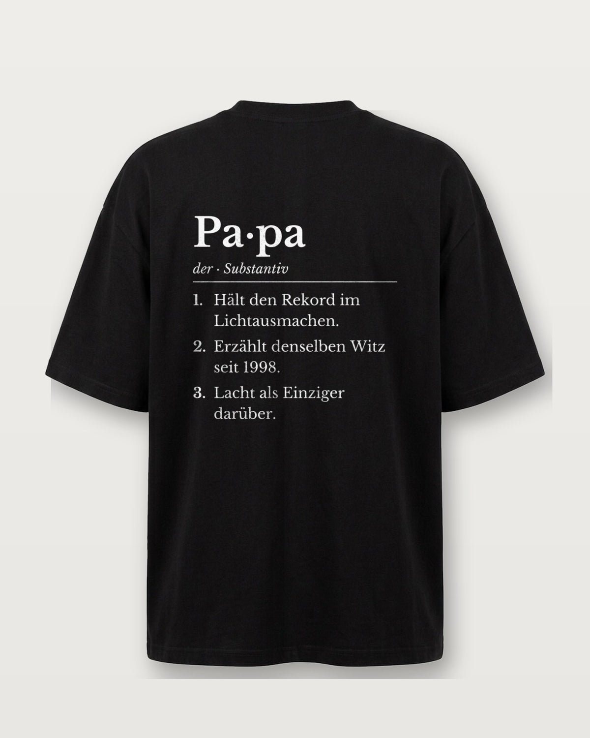 Papa: Definition - Schwarz