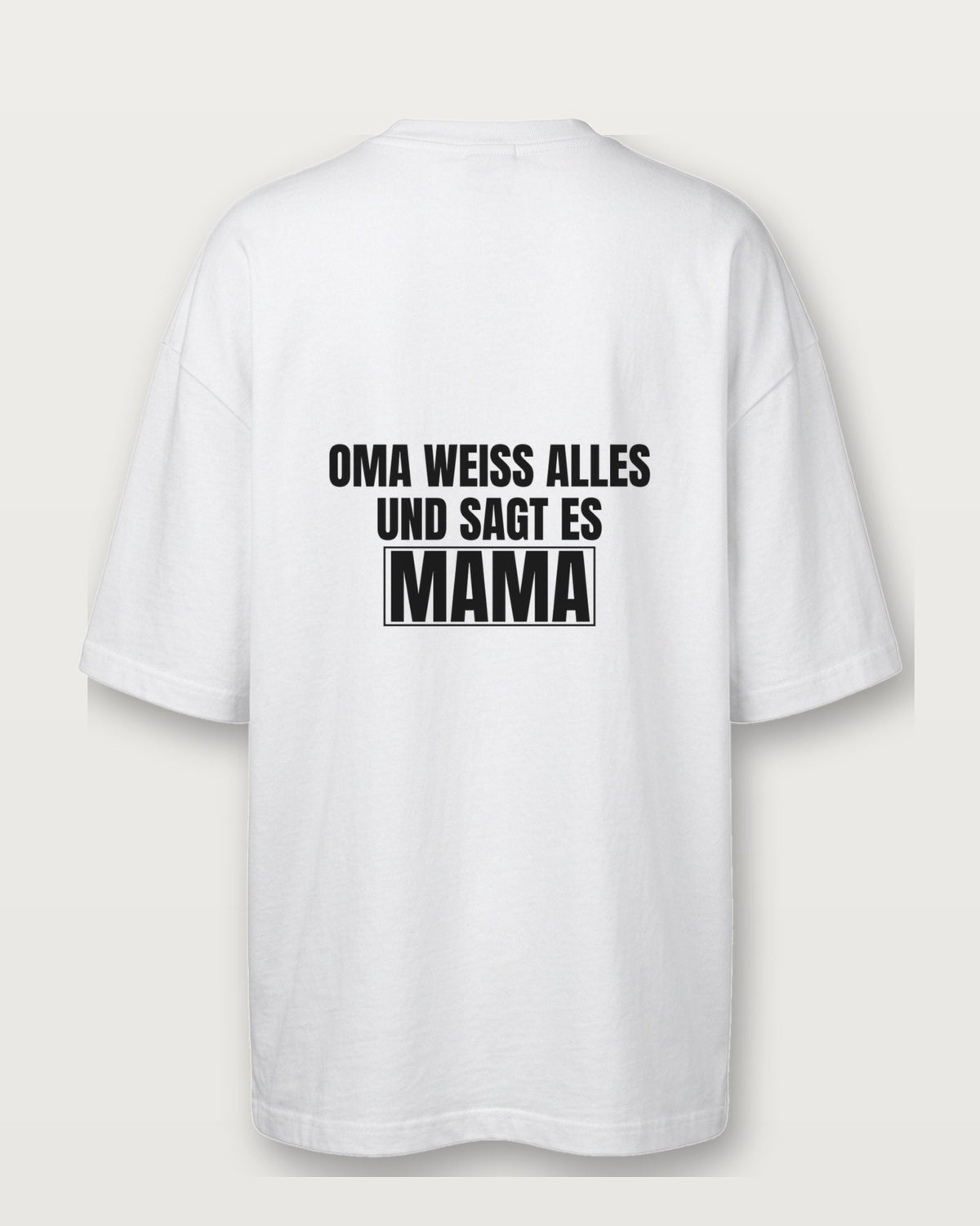 Oma weiß alles und sagt es Mama - Weiß