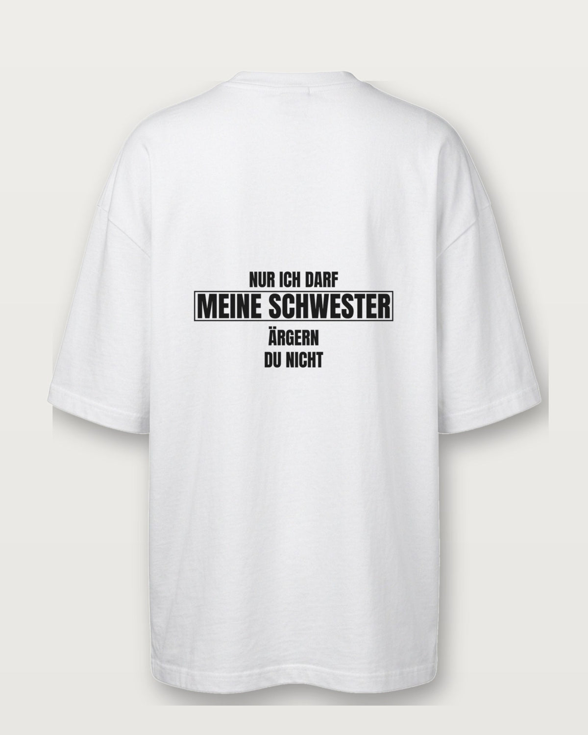 Nur ich darf meine Schwester ärgern - Weiß