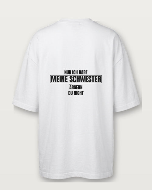 Nur ich darf meine Schwester ärgern - Weiß